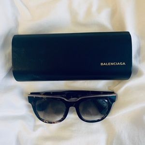 Balenciaga Sunglasses Dark Havana